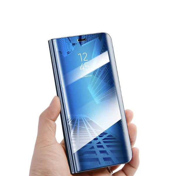 Bakeey Smart Sleep Mirror Window View Bracket Protective Case For Samsung Galaxy A50 2019