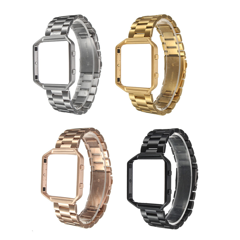 Bakeey Steel Metal Frame Watch Case Cover Frame Watch Band For Fitbit Blaze Watch