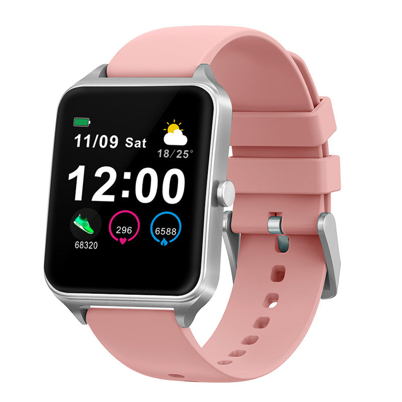 Bakeey B20 1.4 Inch Big Display Full Touch Wristband Metal Case Blood Pressure Monitor Weather Forecast Smart Watch
