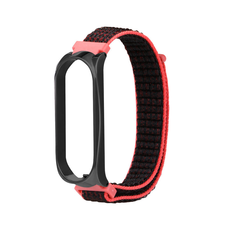 Bakeey Buckle Type Loop Nylon Watch Band Watch Strap for Xiaomi Miband 5 Miband 5 NFC Non-original