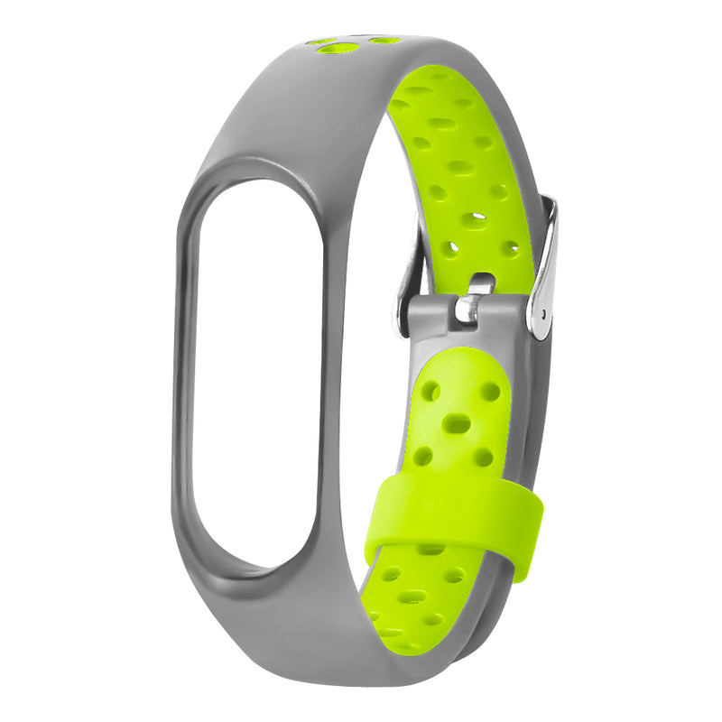 Bakeey Two-color Stomata Anti-lost Smart Watch Band Replacement Strap For Xiaomi Mi Band 5 Non-original