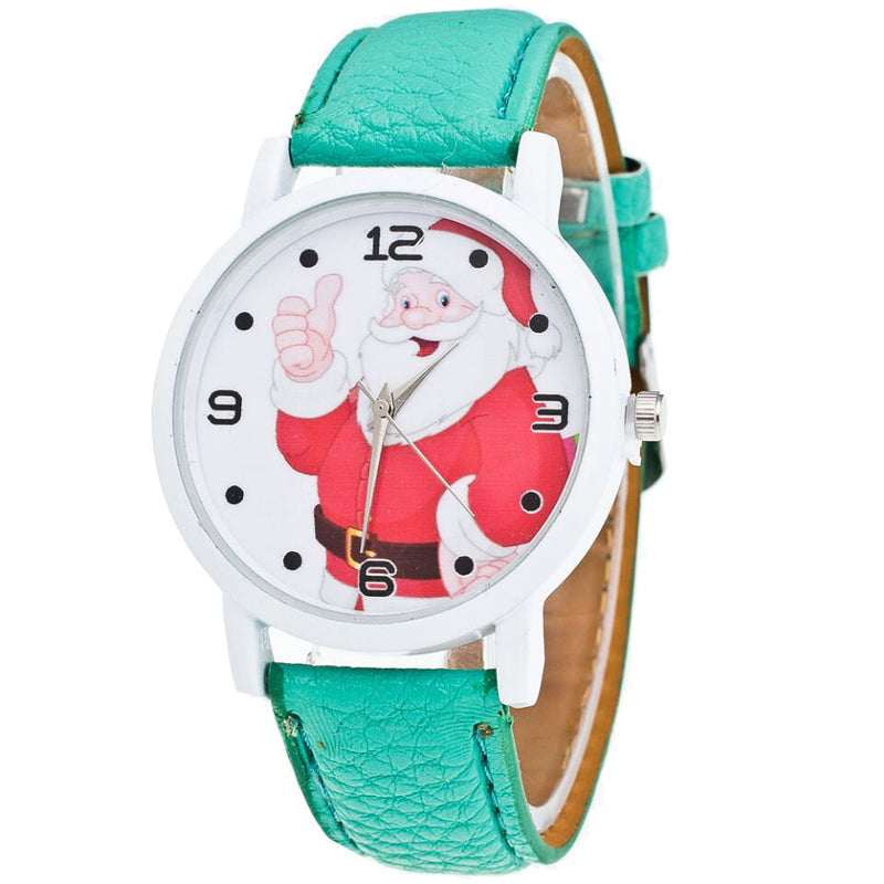 Cartoon Santa Thumbs Up Cute Fahsion Kid Watch Quartz Watch