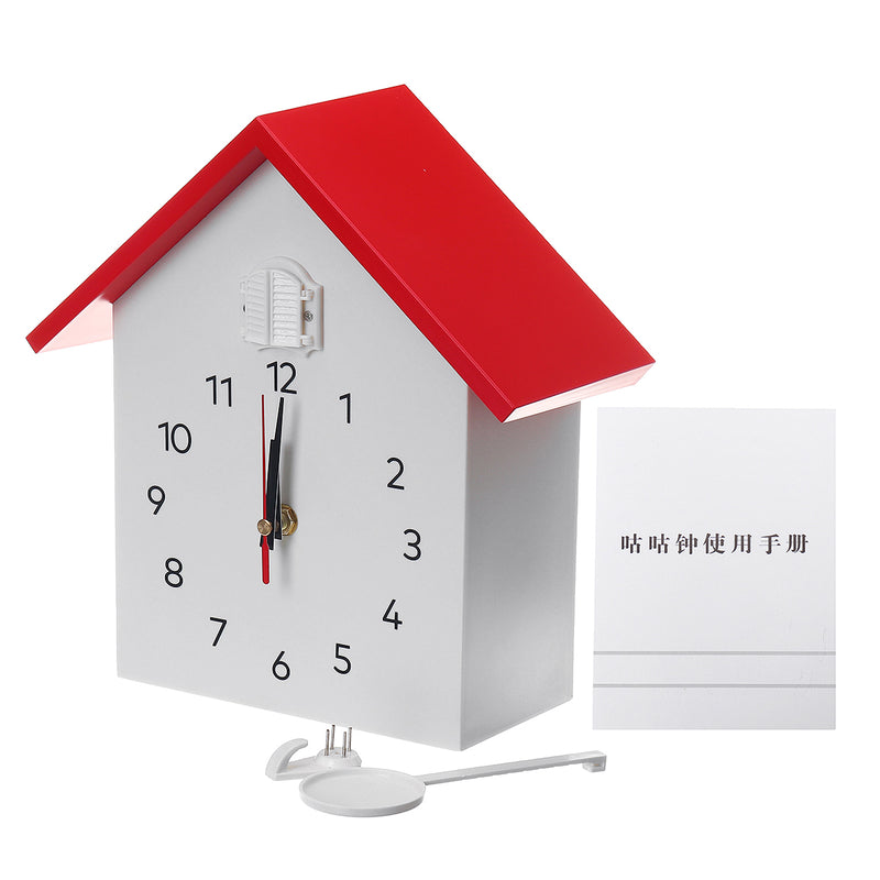 Cuckoo Quartz Wall Clock Modern Bird Home Living Room Hanging Watch Decoration