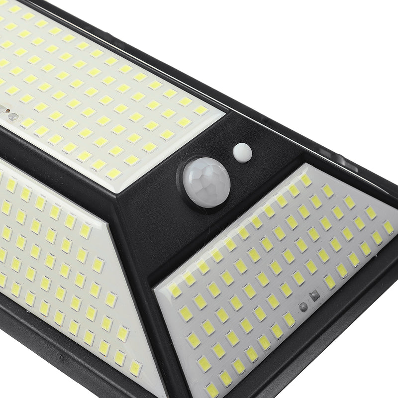 318 LED Solar Powered PIR Motion Sensor Wall Security Lights Outdoor Garden Lamp