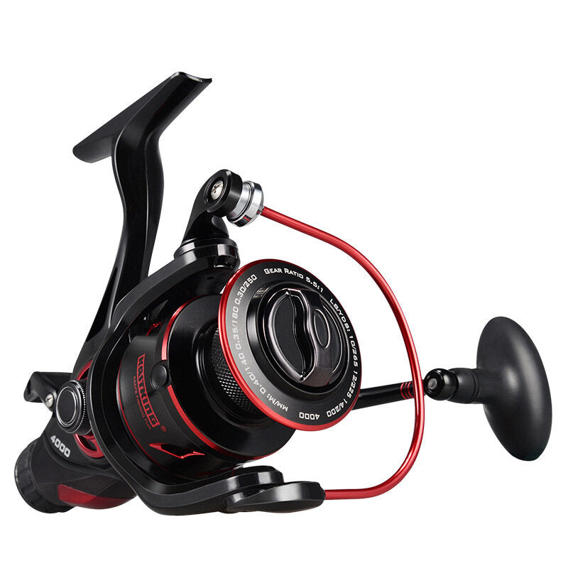 KastKing 3000/4000/5000/6000 Spinning Fishing Reel 10+1 Bearings 8/12kg Front and Rear Drag System 5.1:1 Gear Ratio Fishing Coil
