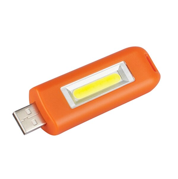 Mini 0.5W USB Rechargeable COB LED Keychain Light Flashlight Pocket Torch