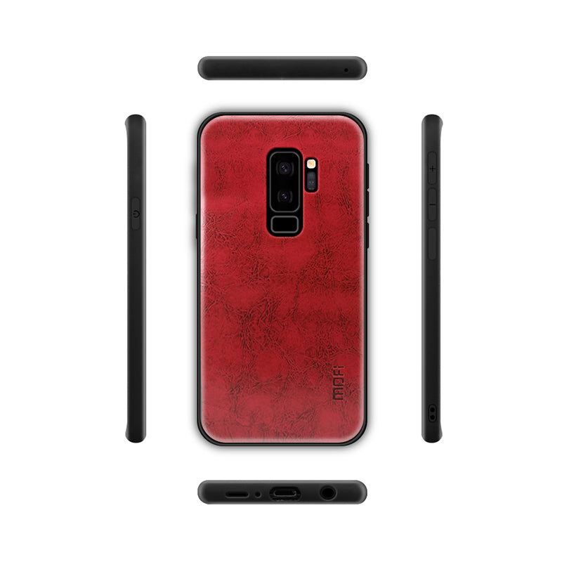 Mofi Leather Texture PC & Soft TPU Protective Case for Samsung Galaxy S9 Plus