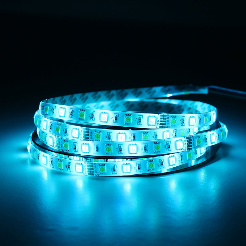 5M 48W SMD5050 RGBW Waterproof Smart Wifi Alexa Google APP Control LED Strip Lights EU US Plug DC12V Christmas Decorations Clearance Christmas Lights