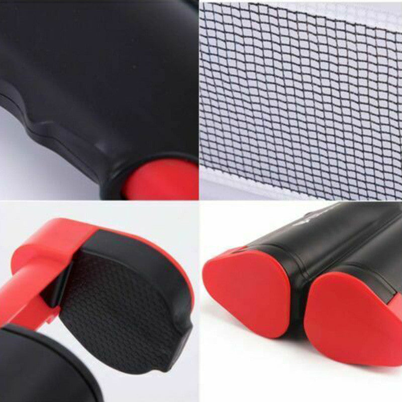 1.7M Retractable Ping Pong Net Set For Any Table 2 Table Tennis Paddles Home Indoor Training Outdoor Game Table Portable Table Tennis Set