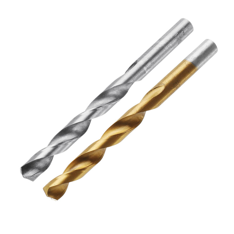 Drillpro 19pcs 1-10mm HSS Twist Drill Bit Set Straight Shank Twist Drill Bit
