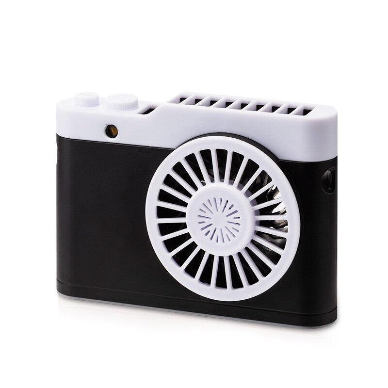 Portable Handed Camera Fan USB Charging Lazy Hanging Neck Mini Fan Ventilador Air Cooler Desktop Outdoor Fans