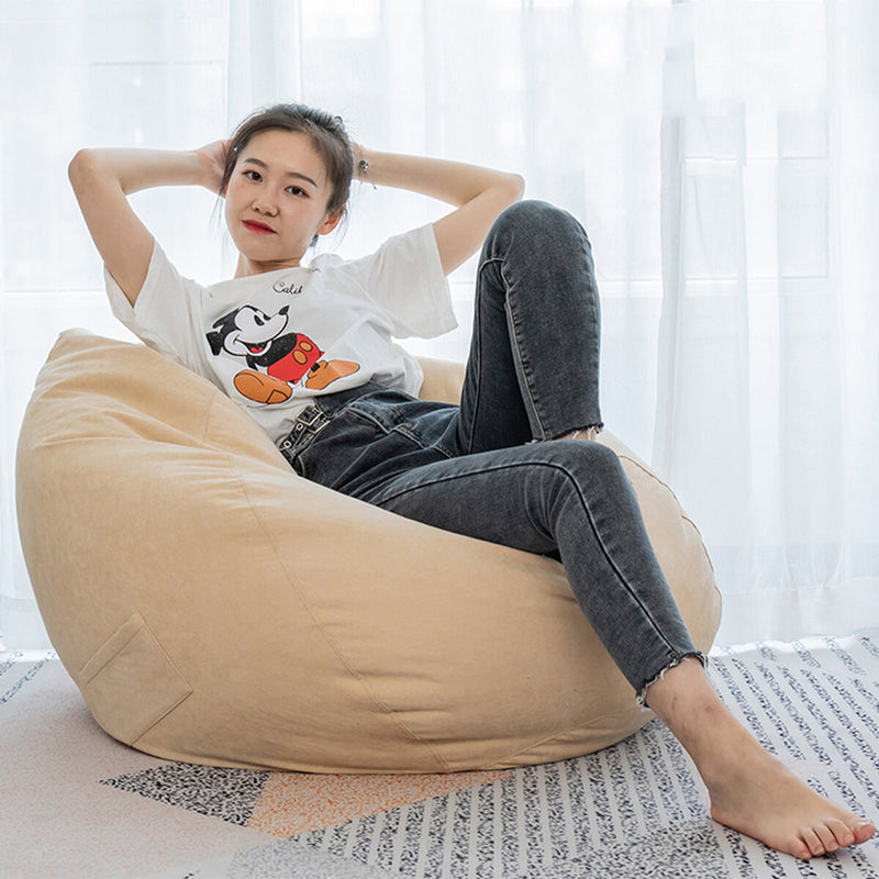NESLOTH 90*110cm Soft Bean Bag Chairs Couch Sofa Cover Indoor Lazy Sofa For Adults