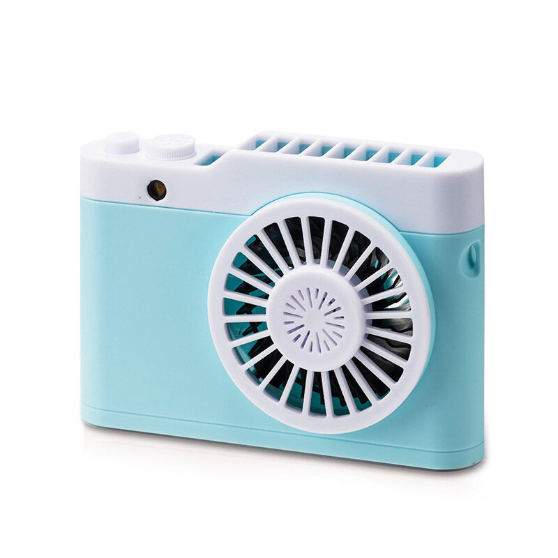 Portable Handed Camera Fan USB Charging Lazy Hanging Neck Mini Fan Ventilador Air Cooler Desktop Outdoor Fans