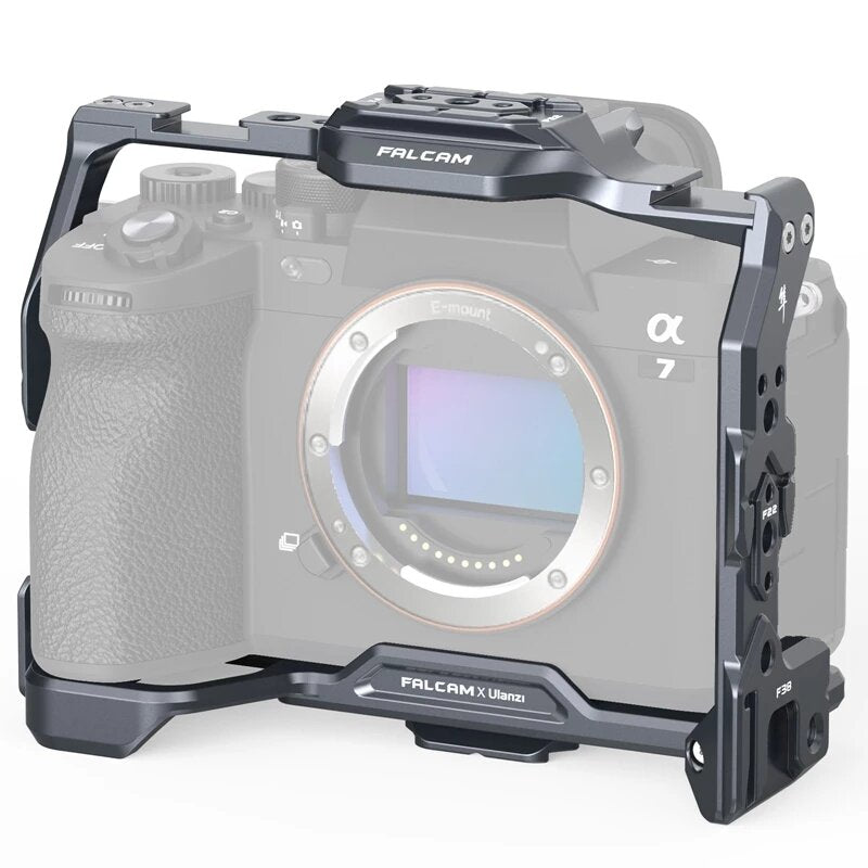 Ulanzi FALCAM F22 2824 Camera Cage for Sony A7M4 Quick Release System Protective Metal Cage Stabilizer for Sony A7 M4
