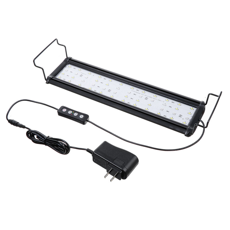 AC80-240V 18W 5730SMD Aquarium Fish Tank Light High-bright Color Adjustable Timing 3 Modes