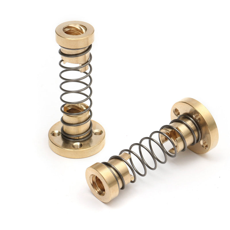 T8 Anti-Backlash Spring Loaded Nut For 2mm / 8mm Acme Threaded Rod Lead Screw