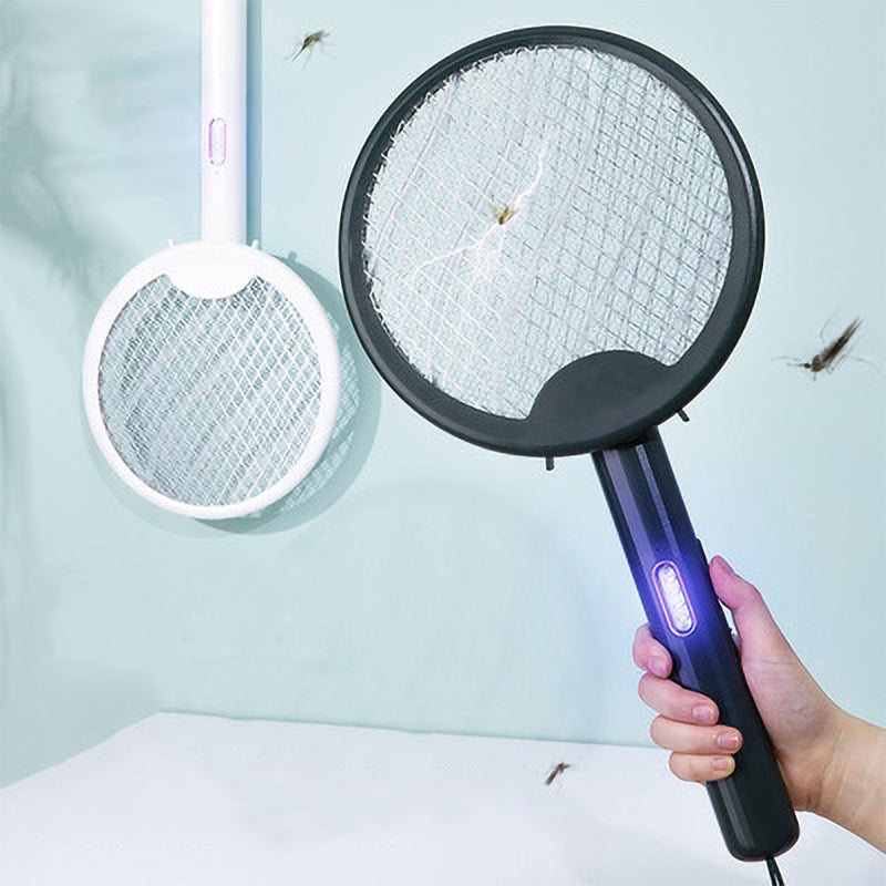 JORDAN&JUDY Mosquito Swatter Rotatable Foldable Mosquito Killing Lamp Five-Layer Protective Net USB Rechargeable Anti Insects Zapper