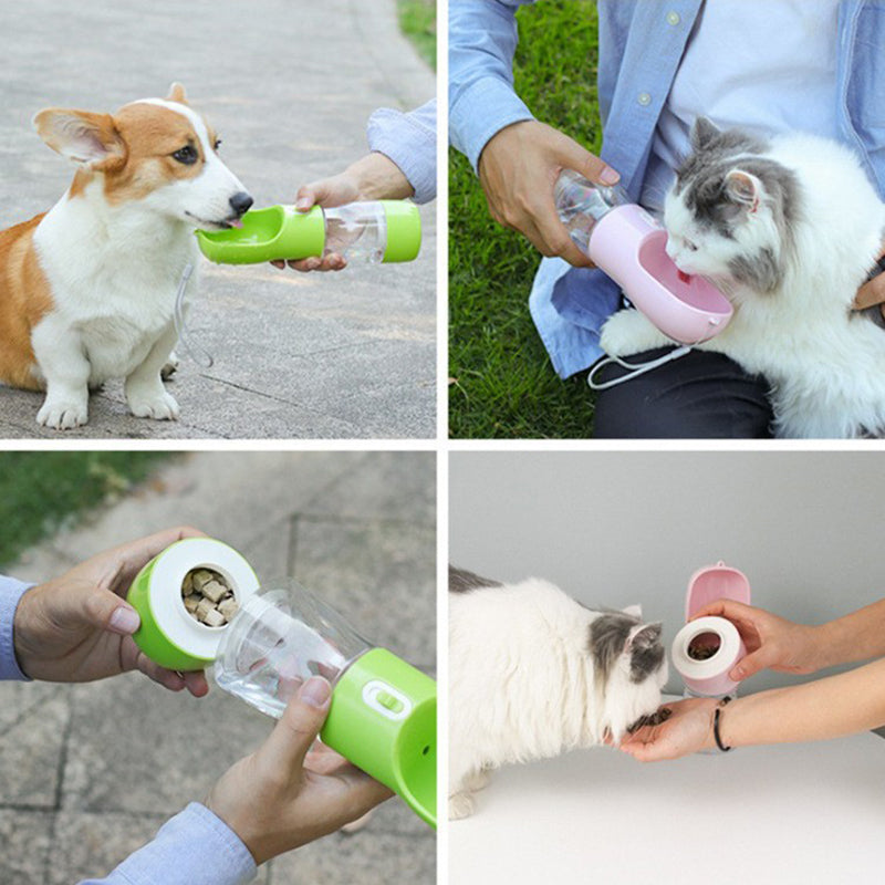 Cup Puppy Dog Cat Pet Water Bottle Drinking Travel Portable Feeder BAP-Free