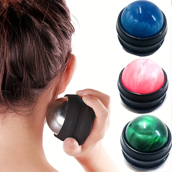 54mm Portable Massage Roller Ball Massager Body Therapy Foot Back Waist Hip Relax Muscle Exercise Fitness Ball
