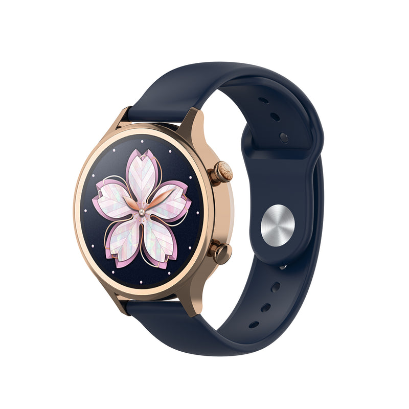 Bakeey 18mm SLR Buckle Silicone Replacement Strap Smart Watch Band For Ticwatch C2 Rose Gold Version