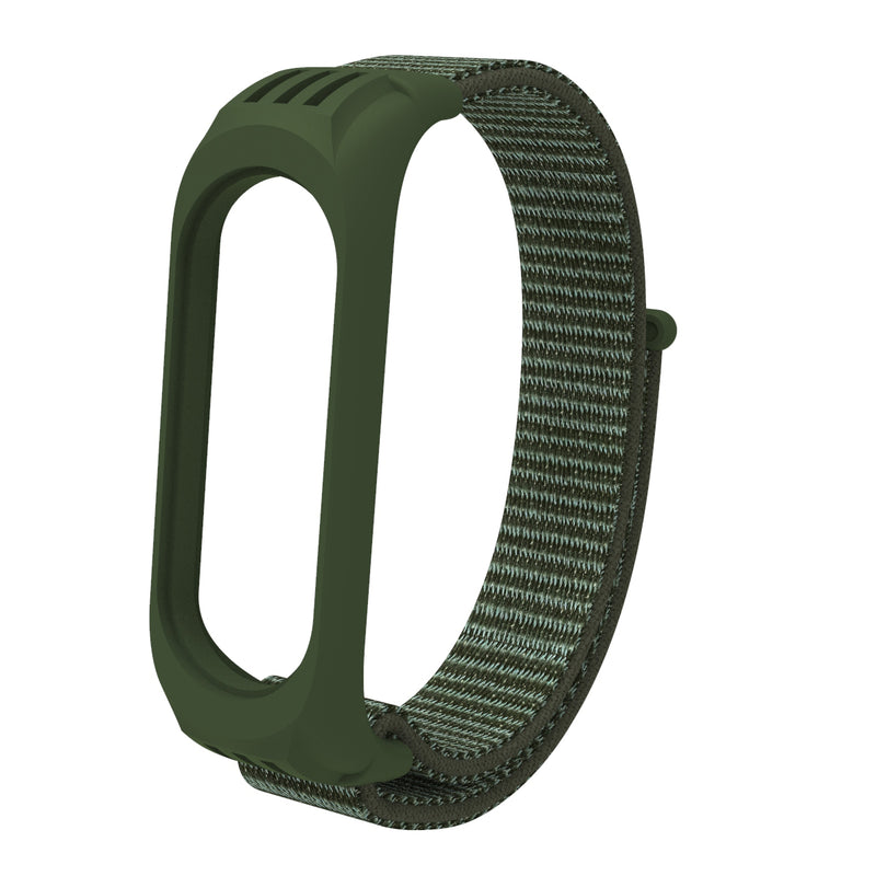 Holdmi 2-IN-1 Comfortable Nylon Watch Strap Band + TPU Watch Case Cover Replacement for Xiaomi Mi Band 5 / Xiaomi Mi Band 4 / 3 Non-original