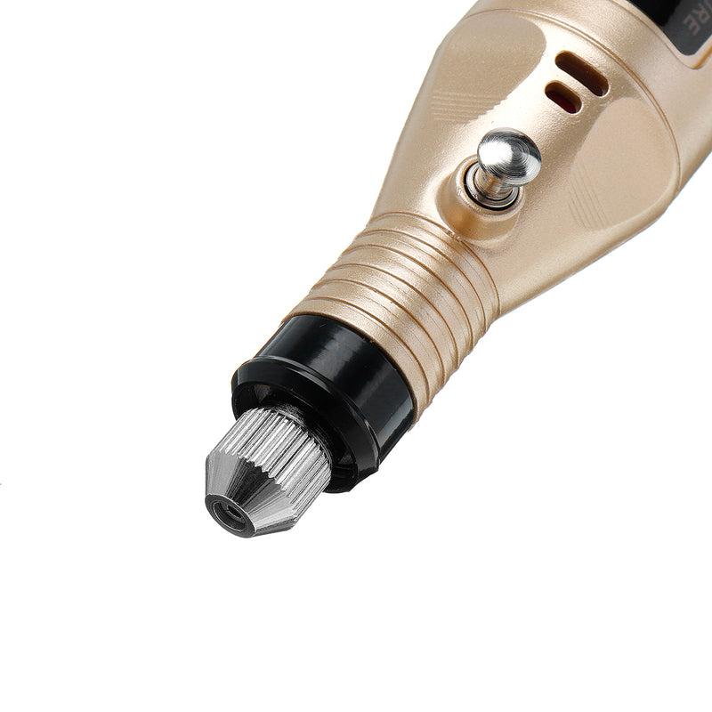 Professional Acrylic Electric Engraving Pen Nail Art Drill File Manicure Pedicure Polishing Tools Kit