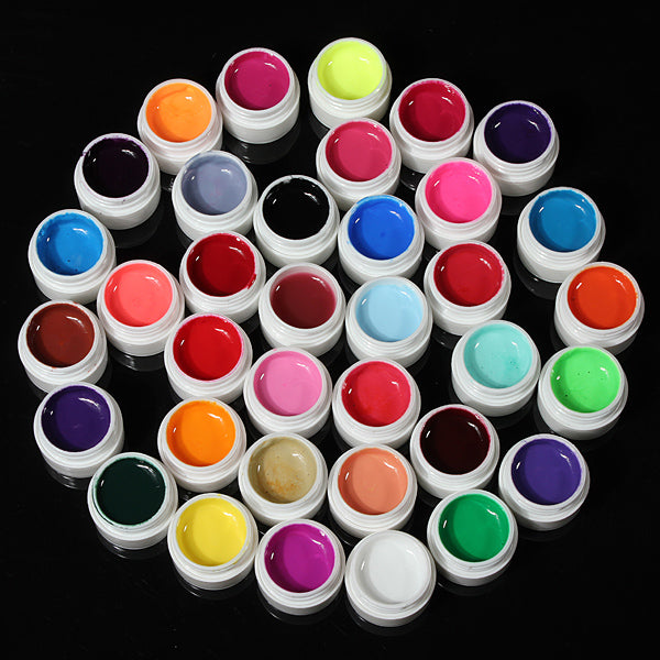 36 Colors Pure Colors UV Gel For Nail Extension