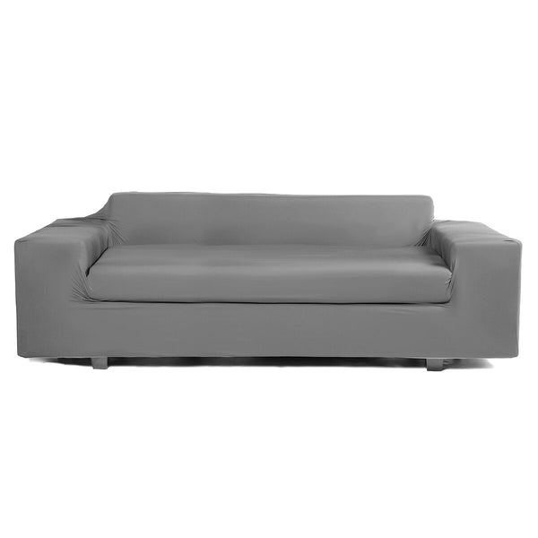 1/2/3/4 Seaters Elastic Sofa Cover Universal Chair Seat Protector Couch Case Stretch Slipcover Home Office Furniture Decoration Grey Simple Fashion Sofa Cover