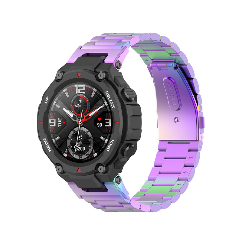 Bakeey Stainless Steel Watch Band with Band Adjust Tool for Amazfit T-REX A1918 Smart Watch