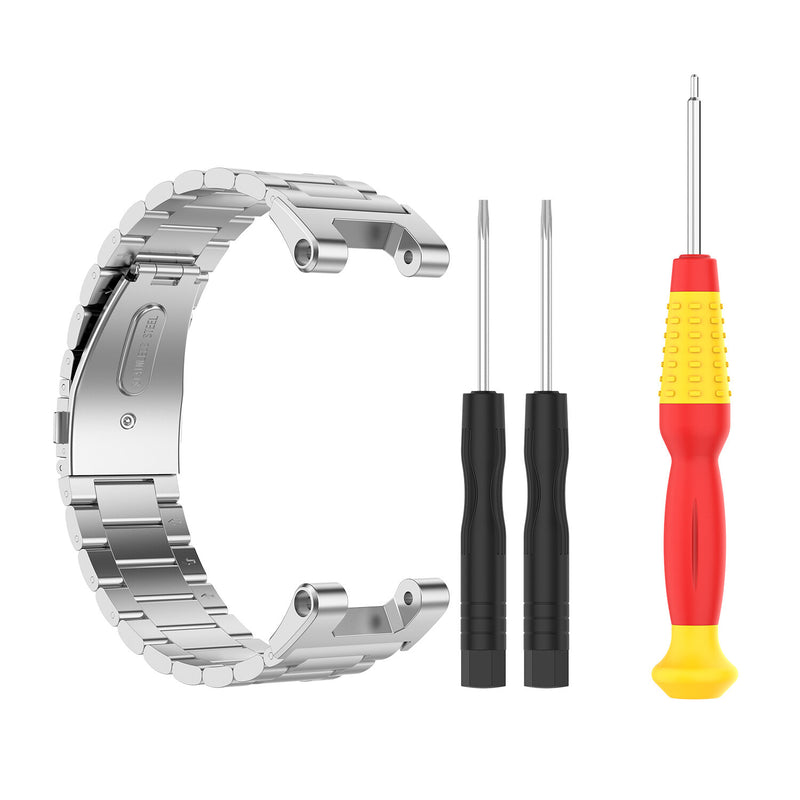Bakeey Stainless Steel Watch Band with Band Adjust Tool for Amazfit T-REX A1918 Smart Watch