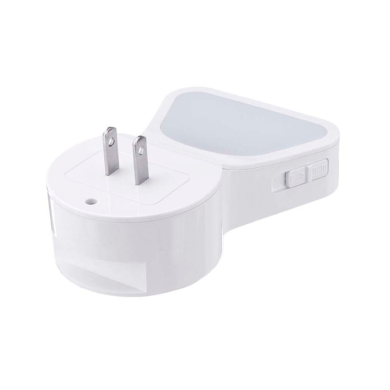 EU/US AC100-240V 5W Light Sense LED Night Light Socket Creative USB Charging Socket