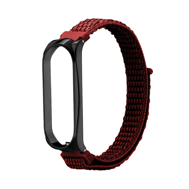 Bakeey Buckle Type Loop Nylon Watch Band Watch Strap for Xiaomi Miband 5 Miband 5 NFC Non-original