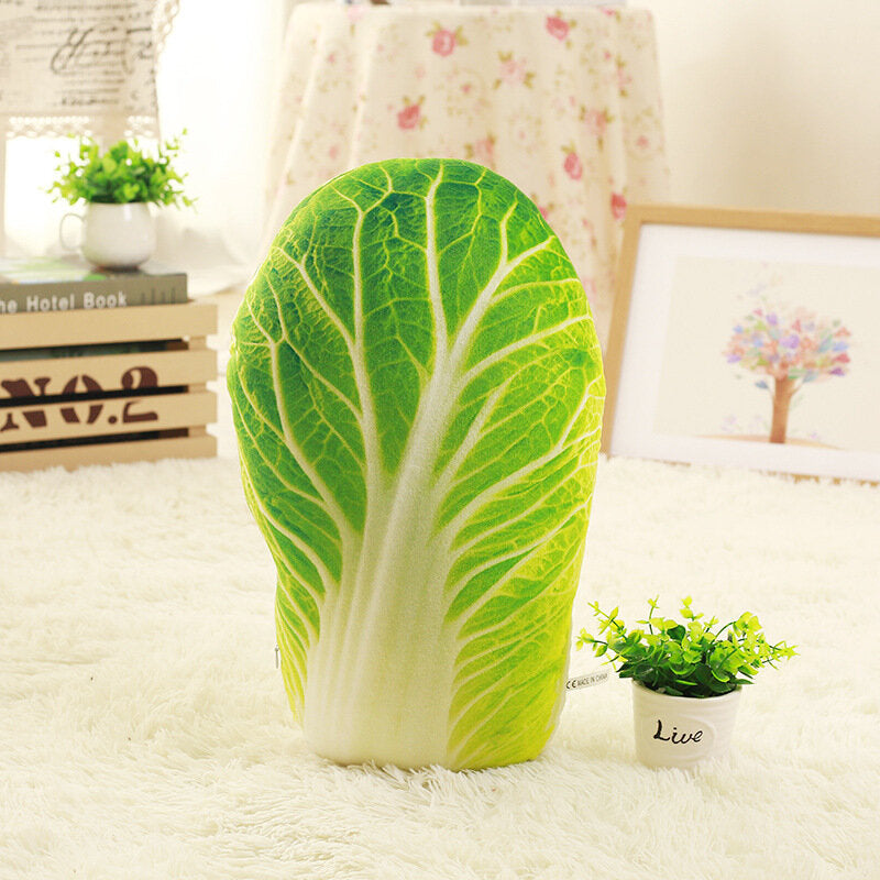 KC Creative Simulation Vegetable Pillow Broccoli Potatoes Chinese Cabbage Cushions Plush Toy