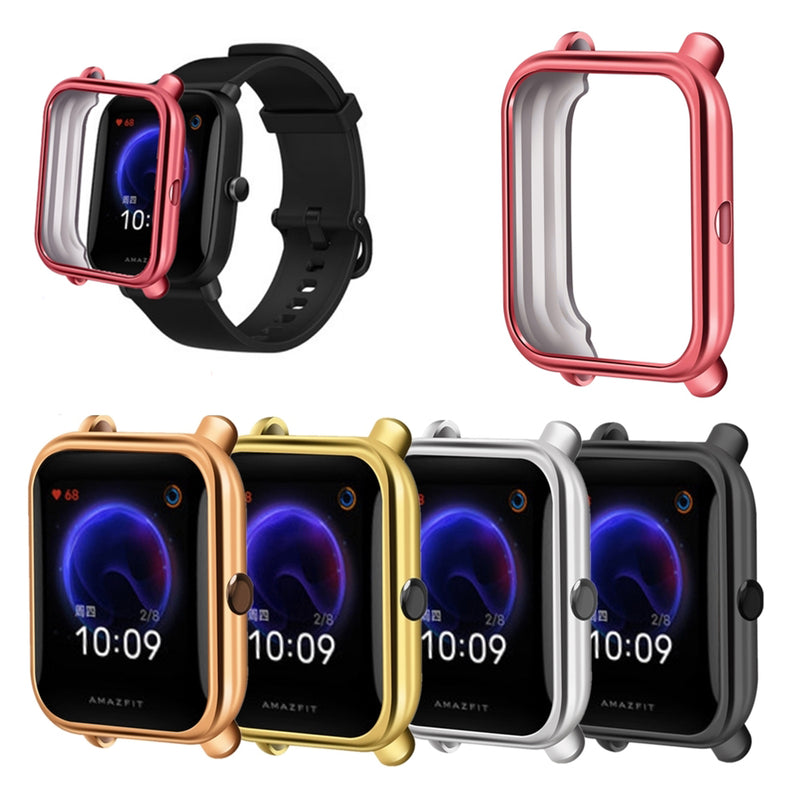 Bakeey PU Watch Case Cove Screen Protector for Amazfit POP Smart Watch