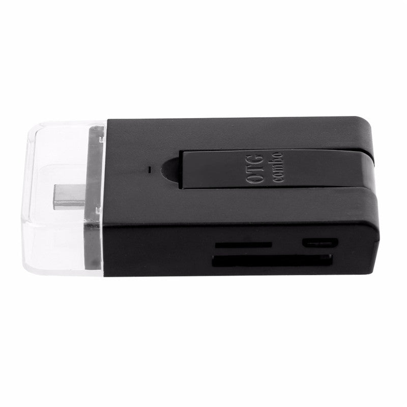 Bakeey Type-c Dual USB 2.0 Micro USB OTG Desktop Holder Memory Card TF Card Reader for Mobile Phone