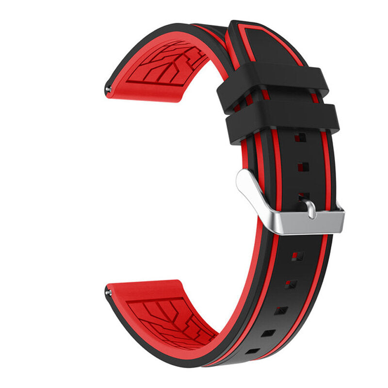 Bakeey 22mm Silicone Smart Watch Band Replacement Strap For Samsung Gear S3/Huawei Watch GT 2 46MM/Amazfit Stratos 2/2S