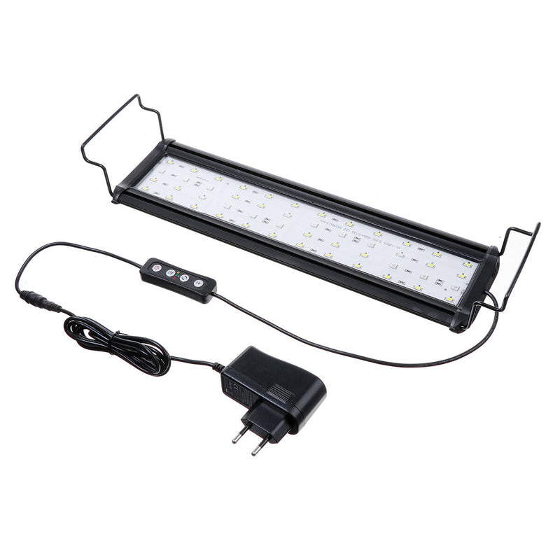 AC80-240V 18W 5730SMD Aquarium Fish Tank Light High-bright Color Adjustable Timing 3 Modes