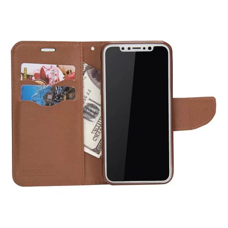 Bussiness Foldable Flip with Card Slot Stand PU Leather Protective Case for iPhone X / XR / XS / XS MAX / 6 / 6S / 6 Plus / 6S Plus / 7 / 8 / 7 Plus / 8 Plus / 5 / 5S / SE