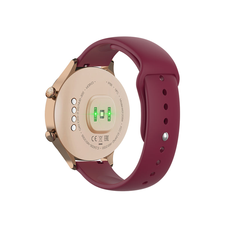 Bakeey 18mm SLR Buckle Silicone Replacement Strap Smart Watch Band For Ticwatch C2 Rose Gold Version
