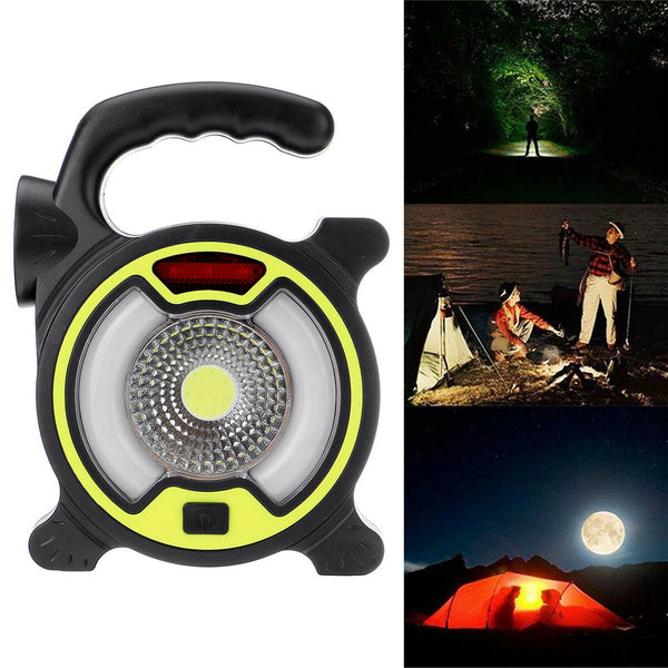 150LM COB Work Light 4 Mode USB Rechargeable Searchlight 200m Outdoor Fishing Camping Light
