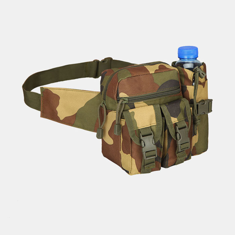 Men Multifunction Tactical Belt Bag Casual Sling Crossbody Bag Waist Bag