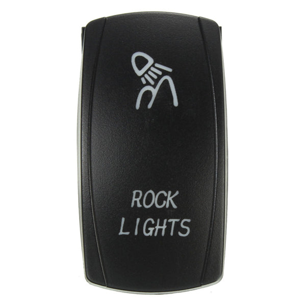 12V 24V 20A Waterproof Toggle Switch with Blue LED Light for Cars and Boats - 5 Pin Bar Rocker Car Boat