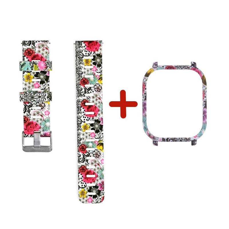 Colorful Silicone Watch Band and Case Cover for Amazfit GTS