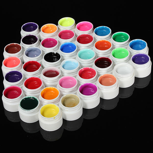 36 Colors Pure Colors UV Gel For Nail Extension