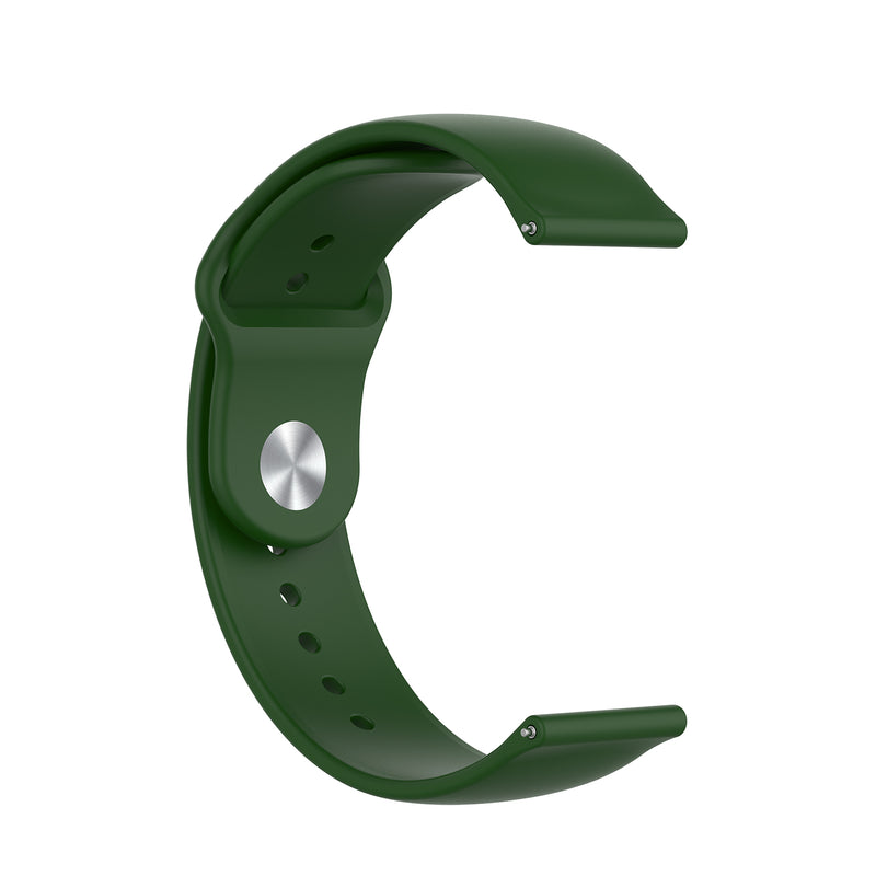 Bakeey 18mm SLR Buckle Silicone Replacement Strap Smart Watch Band For Ticwatch C2 Rose Gold Version