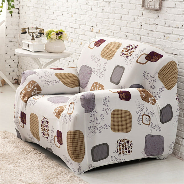 1 Seater Elastic Sofa Cover Universal Chair Seat Protector Stretch Slipcover Couch Case Home Office Furniture Decoration