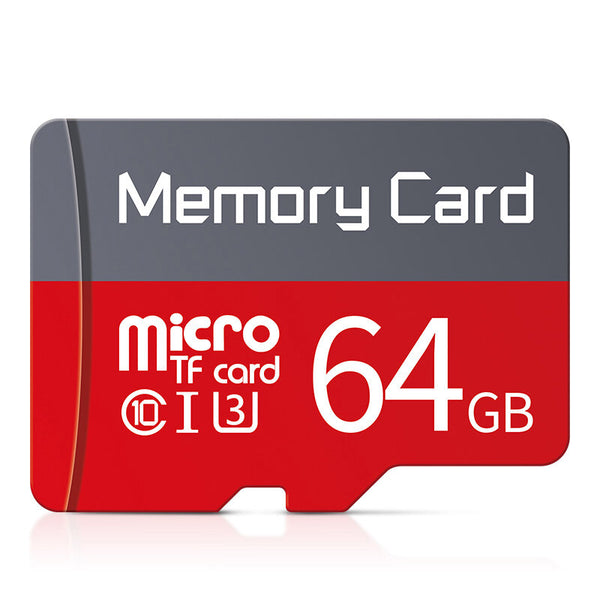 Microdrive 64GB TF Memory Card Class 10 High Speed Micro SD Card Flash Card Smart Card for Phone Camera Driving Recorder