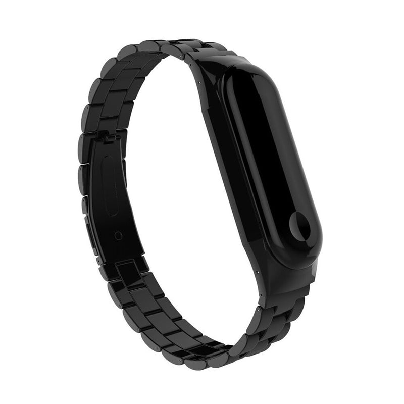 Bakeey Anti-lost Watch Band Stainless Steel Fold Buckle Bracelet for Xiaomi Mi Band3 Non-original