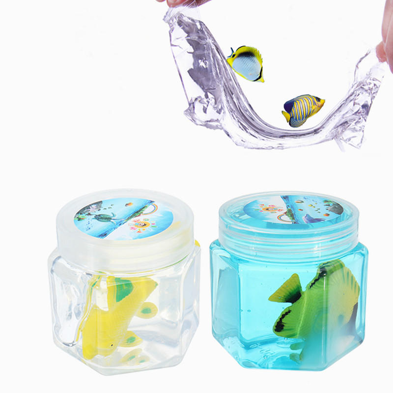 Sea Creatures Random Fish Crystal Slime DIY Transparent Slime Putty Antistress
