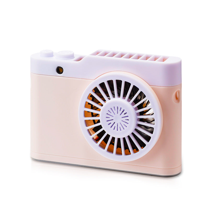 Portable Handed Camera Fan USB Charging Lazy Hanging Neck Mini Fan Ventilador Air Cooler Desktop Outdoor Fans